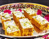 A picture of step 5 of Mango Milk Cake.
