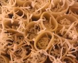 A picture of step 3 of Paccheri al ragú napoletano (Pasta with a ragú sauce from Naples).