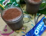 Foto langkah ke 2 dari resep Milkshake Milo Oreo.