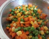A picture of step 7 of Tricolour Veg Sizzler.