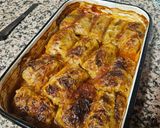 A picture of step 7 of Sauerkraut Sarma.