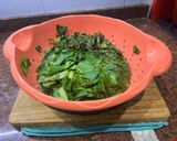 Foto del paso 5 de la receta: Cocinar acelga o espinaca en microondas