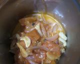 A picture of step 3 of Butter Chicken.