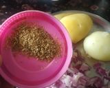 A picture of step 1 of Aloo paratha.