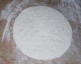 A picture of step 7 of Tiloon wala naan (saseme flat bread).
