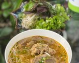 Hình bước làm 4 của món Bún giò heo