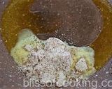 A picture of step 1 of Seb Badam Halwa (Apple Almond Halwa).