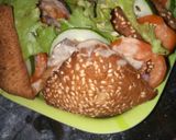 A picture of step 1 of Doughboys with veggies.