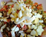 Foto del paso 7 de la receta: Ensalada de lentejas, verduras y merluza