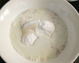 A picture of step 2 of Baked Malpua Doughnuts with Thandai masala.