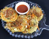 A picture of step 7 of Potato Cabbage Pancakes.