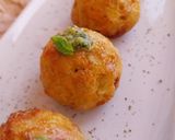 Foto del paso 11 de la receta Esferas de tortilla de patatas rellenas de pesto