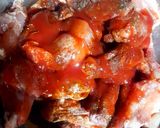 A picture of step 1 of Spice fried wings.