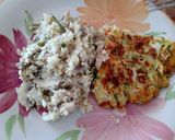 Foto del paso 4 de la receta: 🥒🍄🥒🍄 cuscús al champiñón con tortilla de verduras🥒🍄🥕🥒
