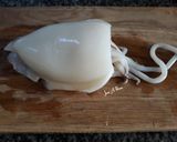 Foto del paso 1 de la receta Sepia plancha con vinagreta de ajo y perejil