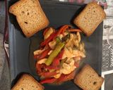 Foto del paso 4 de la receta Wok de verduras y tiras de pechugas de pollo