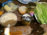 Ensalada con hummus