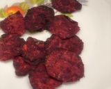 A picture of step 4 of Beetroot chips.