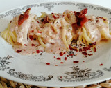 Foto del paso 9 de la receta: Spaghetti con foie gras y crujiente de jamón