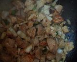 Foto del paso 1 de la receta: Cazuela de cerdo garbanzos y papa 🍲🍜