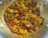 झटपट स्वादिष्ट करौंदा मिर्ची रेसिपी चरण 5 फोटो