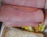 A picture of step 4 of Dill Eggs and Ham Sandwich.