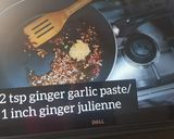 A picture of step 2 of Paneer jhalfrezi.