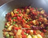 A picture of step 4 of Mix veg methi sabzi.