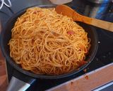 A picture of step 3 of Tomato spaghetti pasta.
