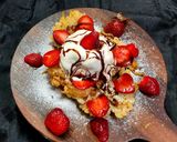A picture of step 4 of Funnel Cake.