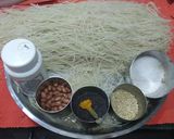 A picture of step 1 of Samiya Upma/ Samiya Bhath.