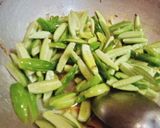 A picture of step 3 of Ivy gourd (Tendli ki sabzi).