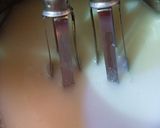 A picture of step 1 of Curd (Chaach).