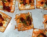 A picture of step 3 of Cheese Crackers Canapés.