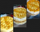 A picture of step 6 of Mango cheese cake.