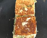 A picture of step 7 of Cheese Chicken Salami Omelette Sandwich.