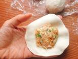 Bánh bao chiên nước Đài Loan bước làm 4 hình
