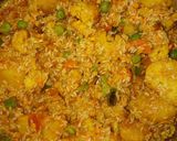 সবজি মশলা খিচুড়ি(sabji mashla khichdi recipe in Bengali) রেসিপি ধাপ - 6 ছবি