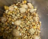 A picture of step 2 of Lentil, cereal, chickpeas mixed patties.