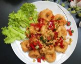 Foto langkah ke 7 dari resep Cumi Kriuk Cabe Garam Super Lezat.