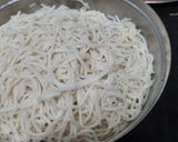 A picture of step 1 of Triple Schezwan Fried Rice.