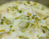 Foto del paso 3 de la receta: Crema fría de puerro y pera
