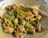 Gambar langkah 9 resipi Rendang Kacang Panjang & Hati Pedal Ayam.