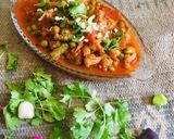 A picture of step 4 of Veg Kolhapuri.