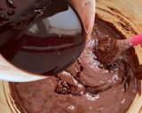 Foto langkah ke 4 dari resep Brownies Kukus Gluten Free.
