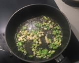 A picture of step 2 of Easy cheesy mashed potato with spring onions.