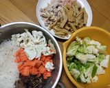 Foto langkah ke 4 dari resep Capcay Bihun Kekian Goreng.