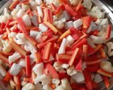 A picture of step 2 of Gobi shalgam gajar achar.