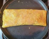 Foto del paso 3 de la receta: Omelette jamón, muzza y albahaca