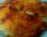 A picture of step 4 of Semolina dhokla.